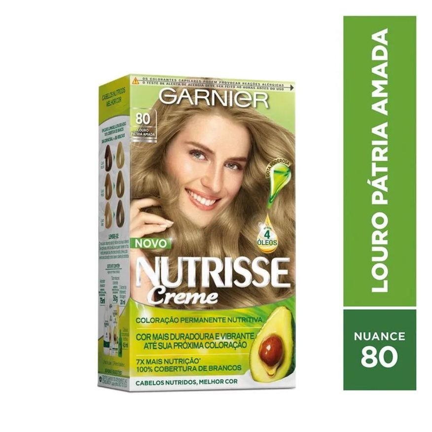 Nutrisse Coloração Creme 80 Louro Patria Amada