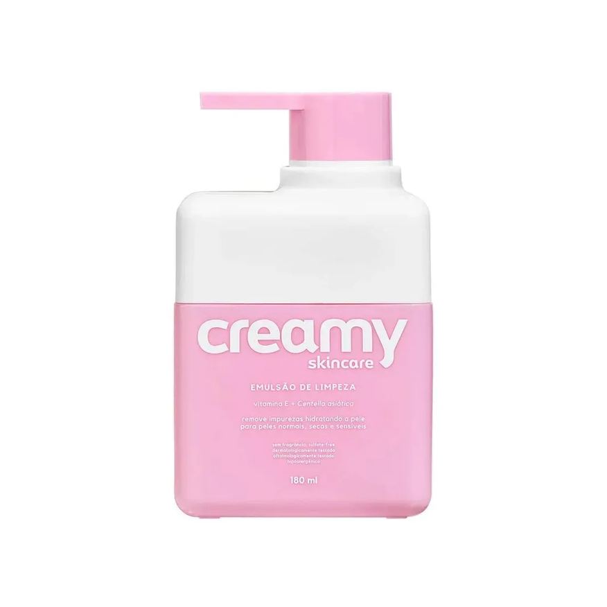 Creamy Emulsão De Limpeza Facial Skincare 200ml