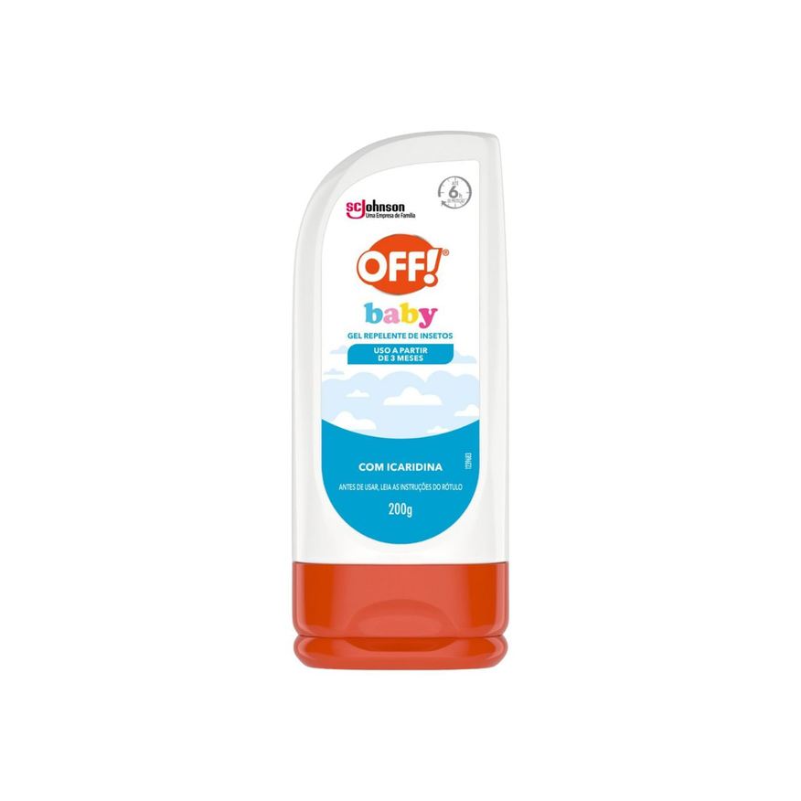 Off Repelente De Insetos Gel Com Icaridina 6h Off! Baby Squeeze 200g