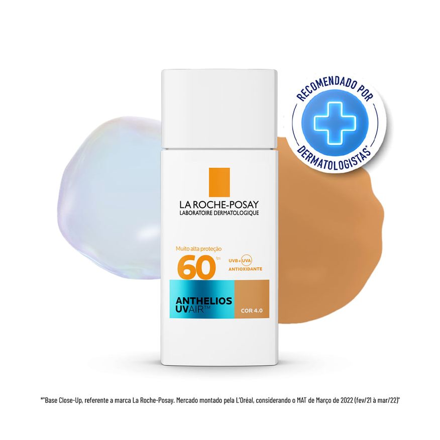 Anthelios Protetor Solar Facial Uvair Cor 4.0 Fps60 45ml