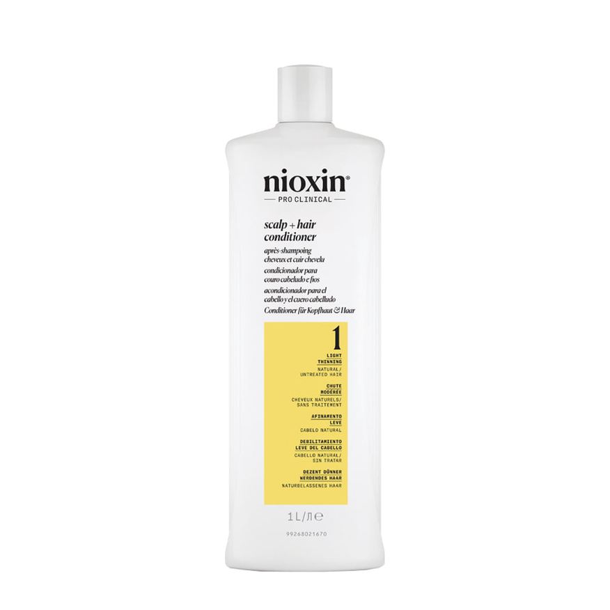 Nioxin Condicionador - Sistema 1 Cabelo Natural Afinamento Leve - 1000ml