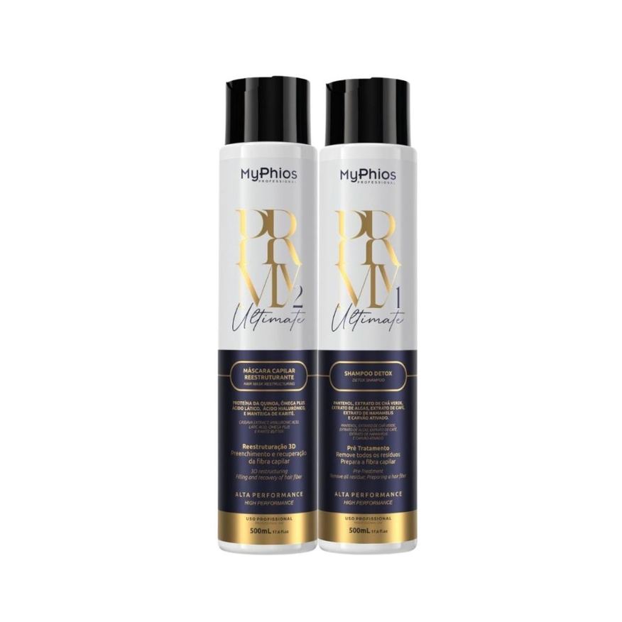 MyPhios Professional MyPhios - Ultimate PRMY Kit Shampoo Detox e Máscara - 500ml