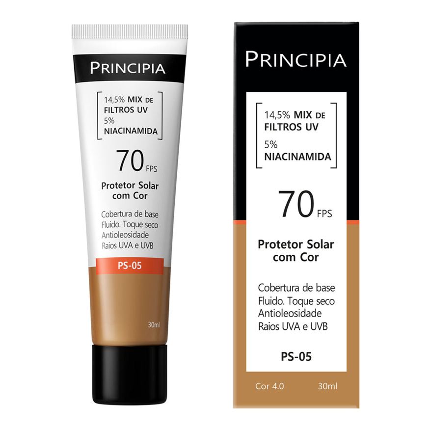 Principia Protetor Solar Facial Ps-05 Cor 4.0 Fps70 30ml