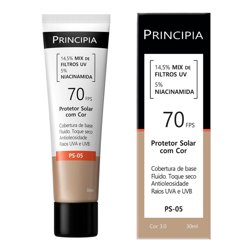 Principia Protetor Solar Facial Ps-05 Cor 3.0 Fps70 30ml