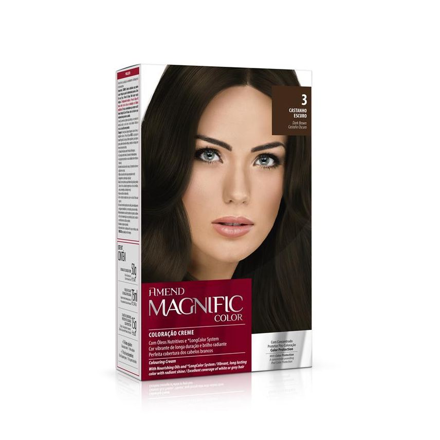 Amend Tinta De Cabelo Magnific 30 Castanho Escuro