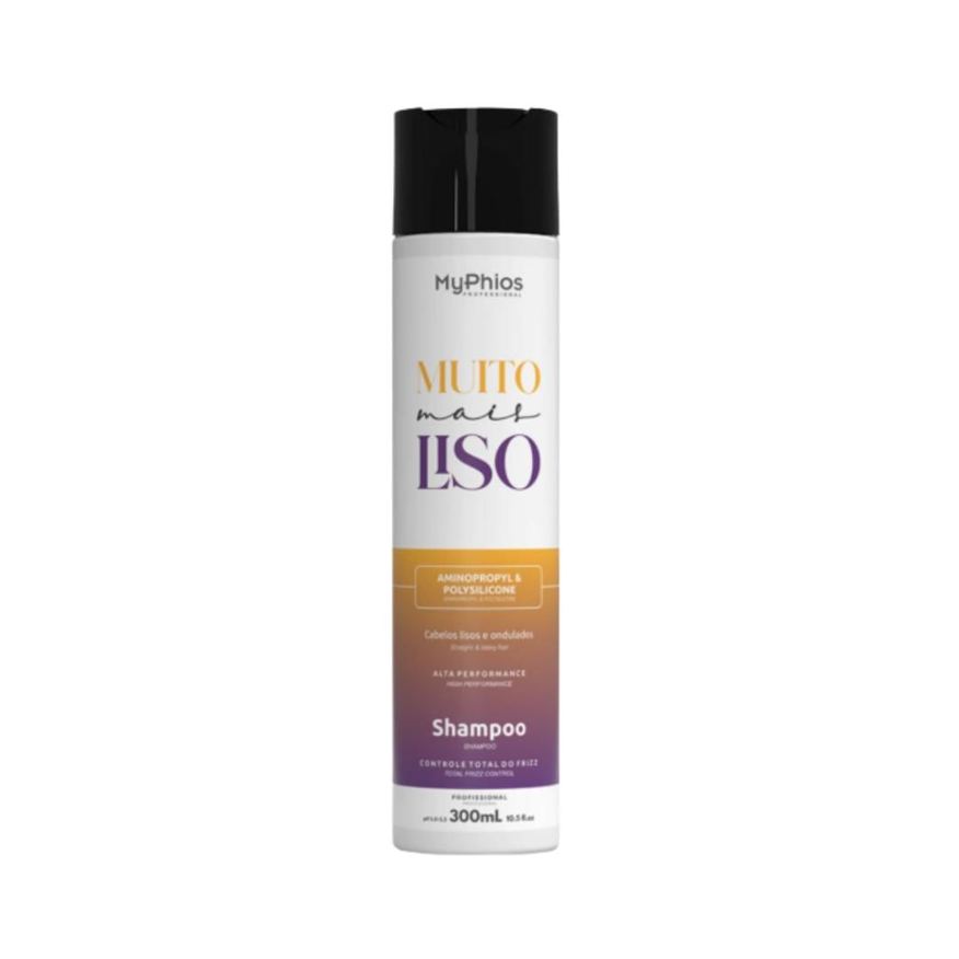 MyPhios Professional MyPhios - Shampoo Muito Mais Liso Redução de Frizz 300ml