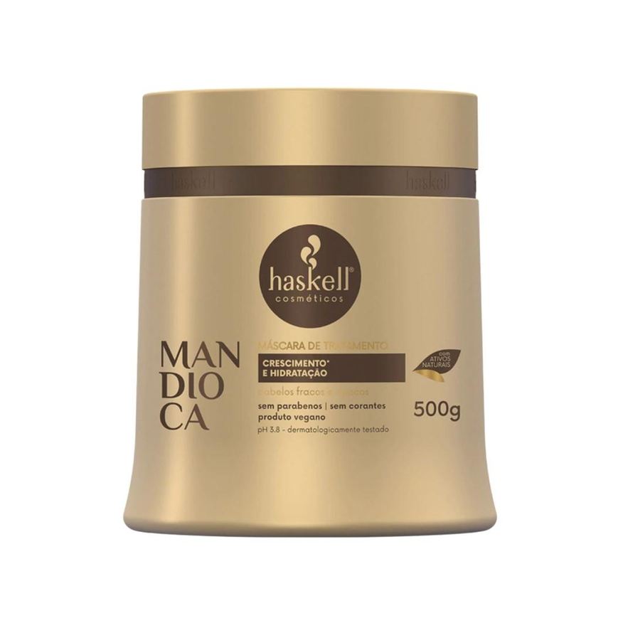 Haskell Mandioca - Máscara Força Crescimento Tratamento - 500g