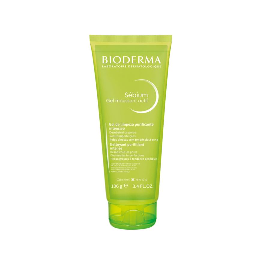 Bioderma Gel de Limpeza Antiacne Sébium Gel Moussant Actif 100ml