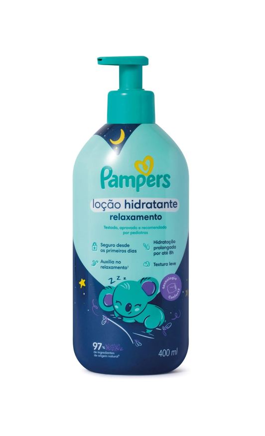 Pampers Loção Hidratante Relaxamento 400ml Pump