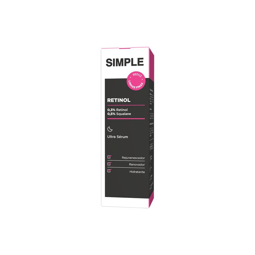 Simple Organic Sérum Facial Retinol 30ml