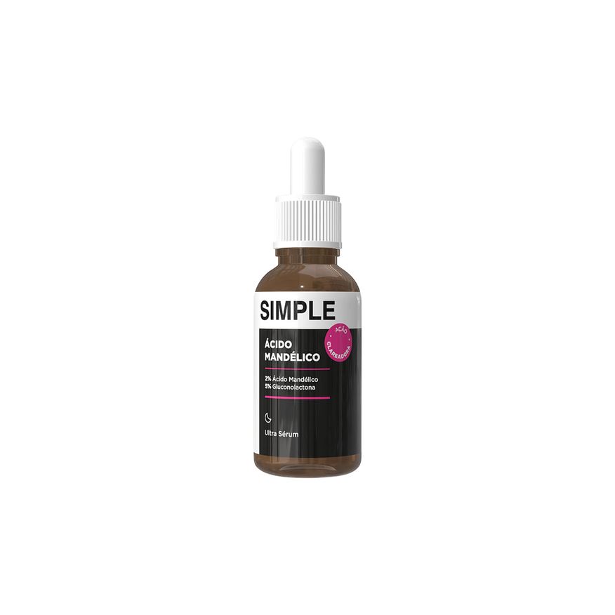 Simple Organic Sérum Facial Simple Ácido Mandélico 30ml