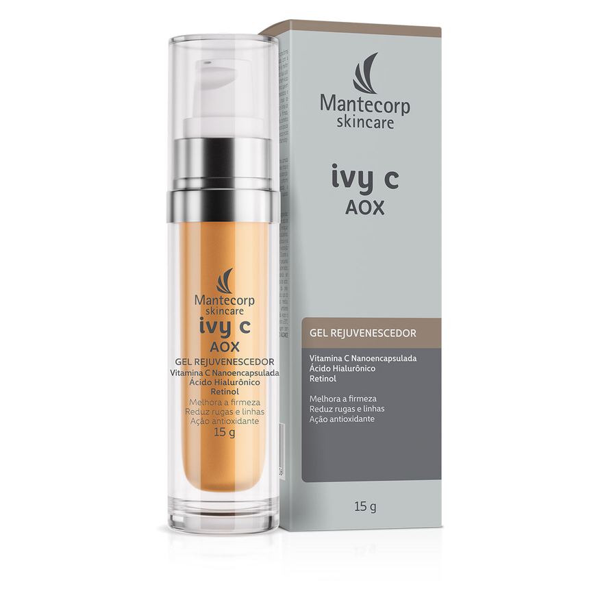 Mantecorp Rejuvenescedor Facial Gel Skincare Ivy C Aox 15g