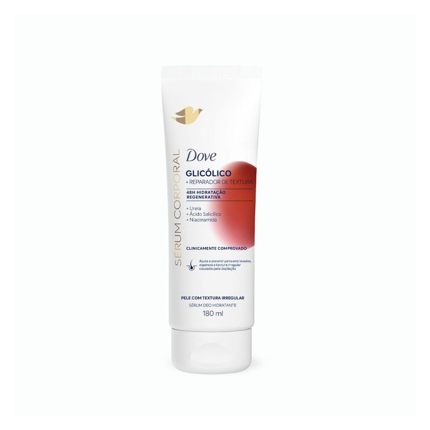 Dove Hidratante Corporal Sérum Glicólico + Reparador De Textura 180ml