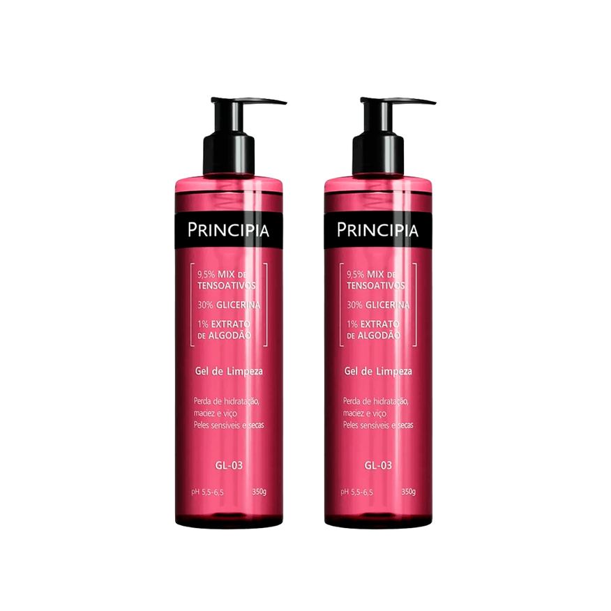 Principia Kit Gel De Limpeza Gl-03 350ml 2 Unidades
