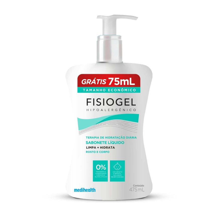 Fisiogel Sabonete Liquido Hidratante 475ml