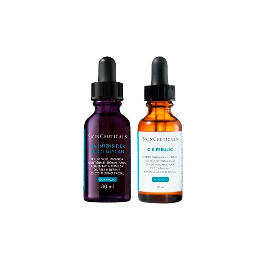 Skinceuticals Kit Sérum Facial Ha Intensifier Multi-Glycan 30ml + Sérum Facial C E Ferulic 30ml