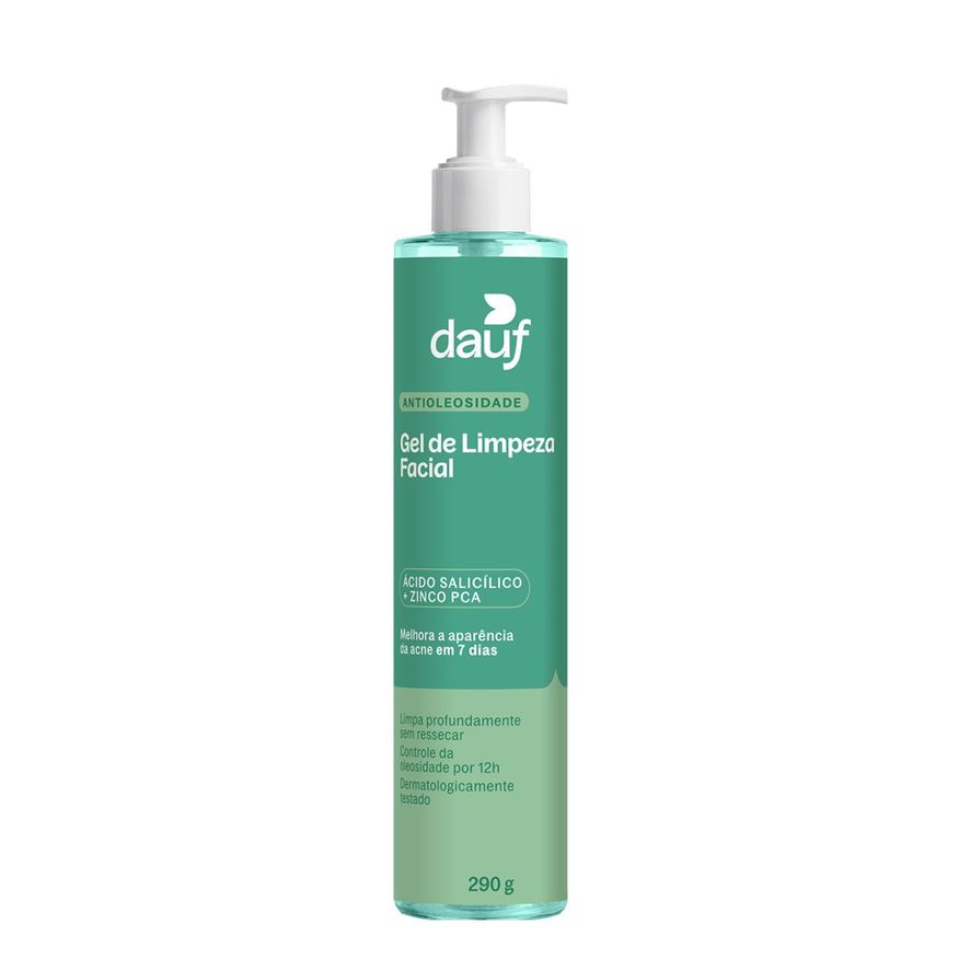 Dauf Gel De Limpeza Facial Antioleosidade 290g