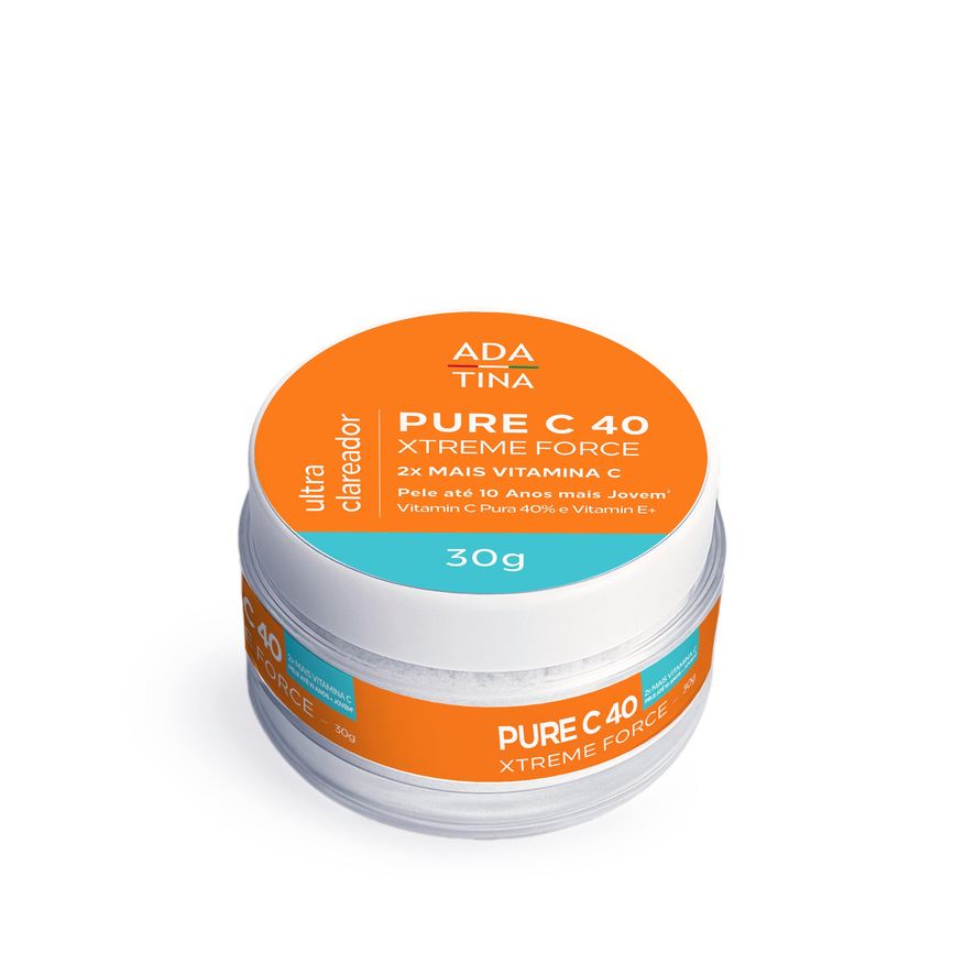 Ada Tina Italy Creme Clareador Anti-Idade Ada Tina Pure C 40 Xtreme 30g