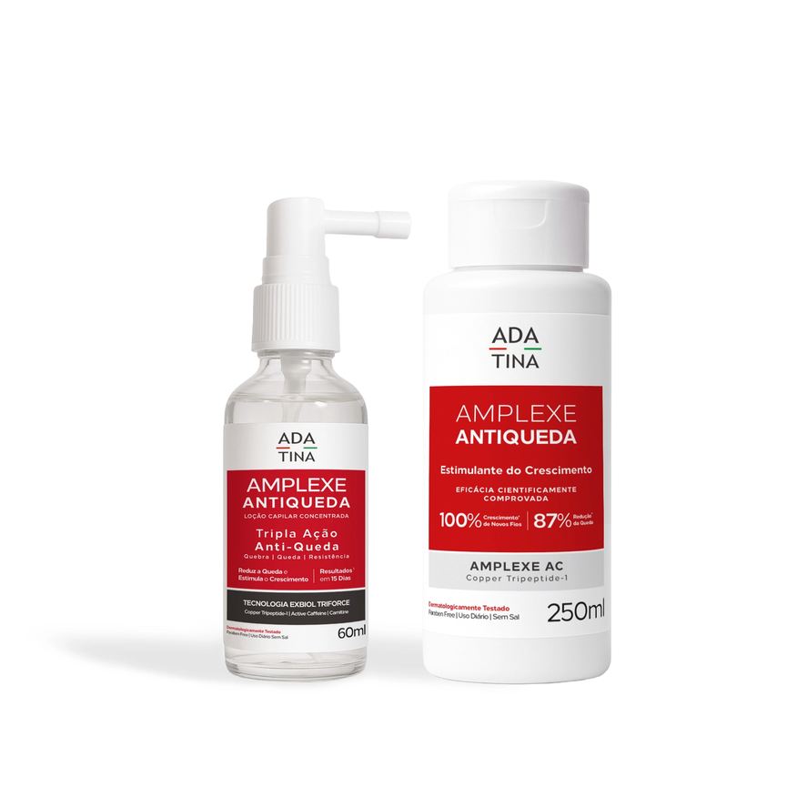 Ada Tina Italy Kit Ada Tina Amplexe Shampoo e Loção Antiqueda