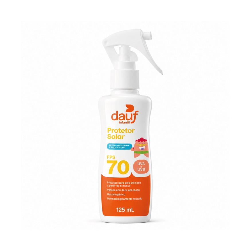 Dauf Protetor Solar Kids Fps70 Spray 125ml