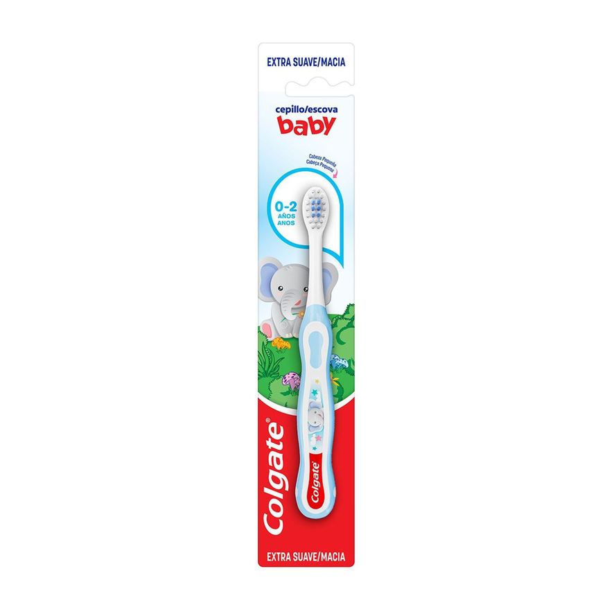 Colgate Escova Dental Infantil My First Cerdas Extra Macias 0 a 2 anos 1 Unidade