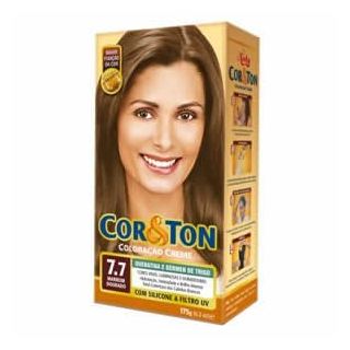 Cor&ton Tintura Marrom Dourado 7.7 Com 50g
