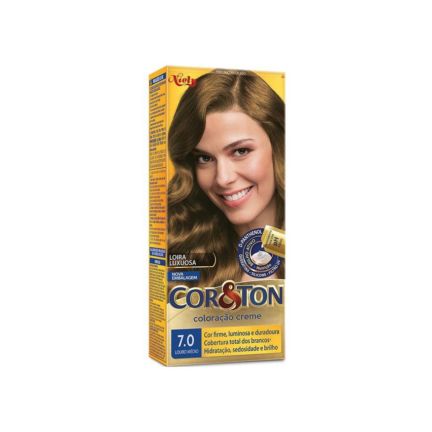Cor&Ton Coloração Niely Louro Médio 7.0