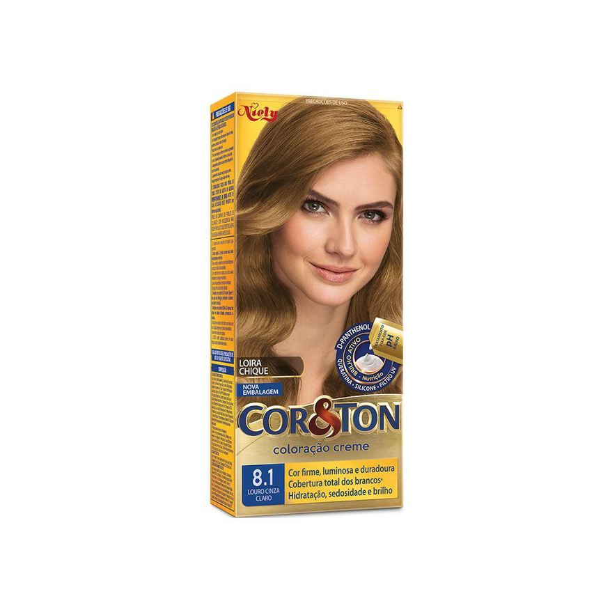 Cor&Ton Coloração Niely Louro Cinza Claro 8.1