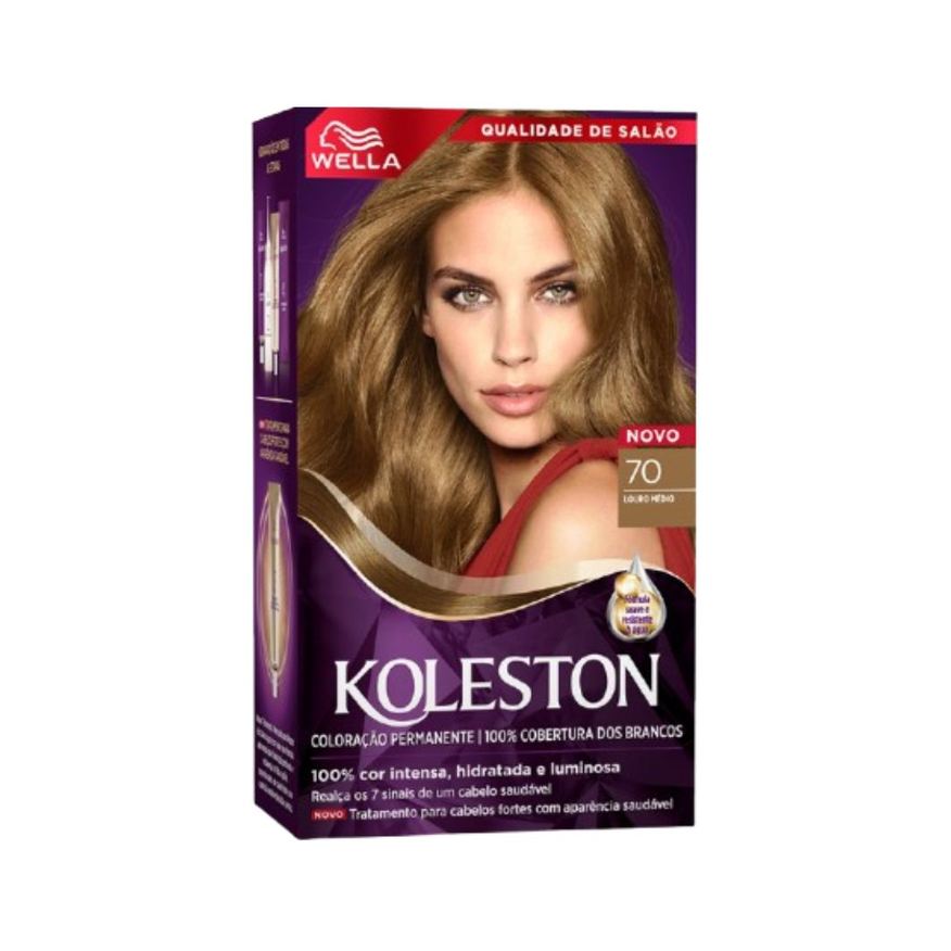 Koleston Tintura creme 70 Louro Médio