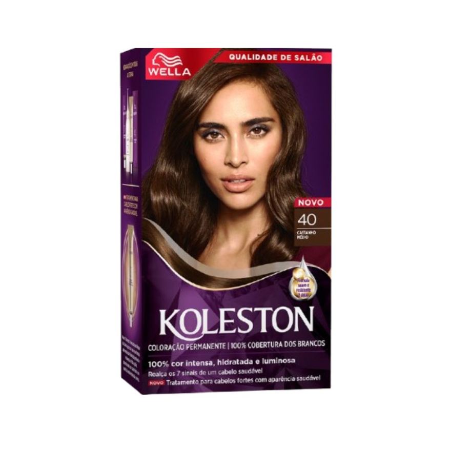 Koleston Tintura castanho Médio Kit 40