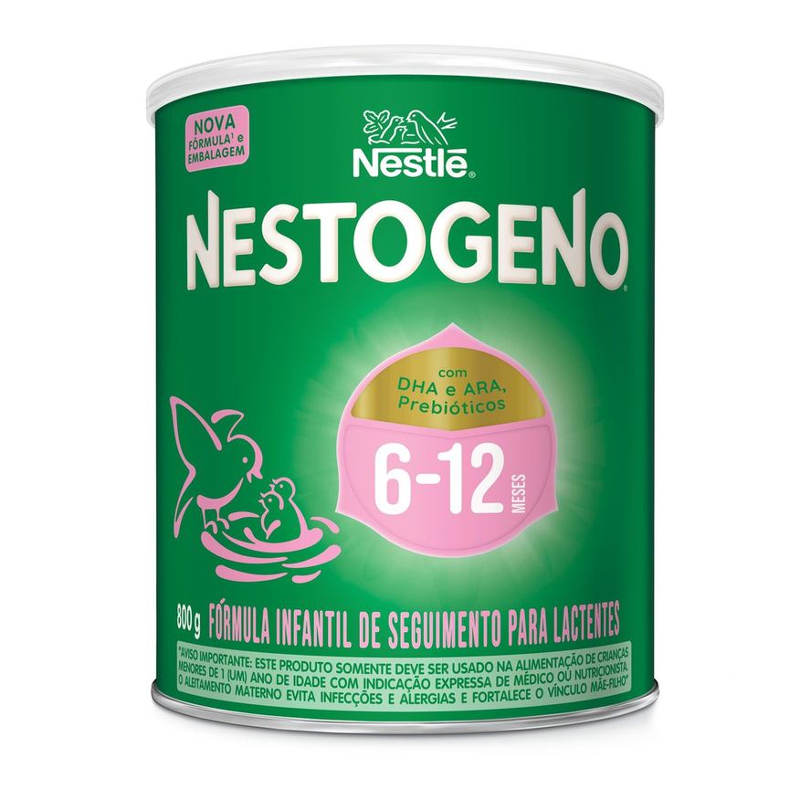 Nestogeno Fórmula Infantil 2 de 6 a 12 meses 800g