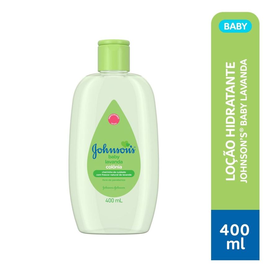 Johnsons Baby Colônia Johnson’s Baby Lavanda 400ml