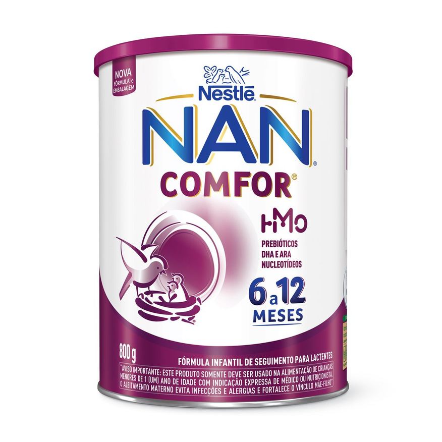 NAN Fórmula Infantil Comfor HMO de 6 a 12 meses 800g