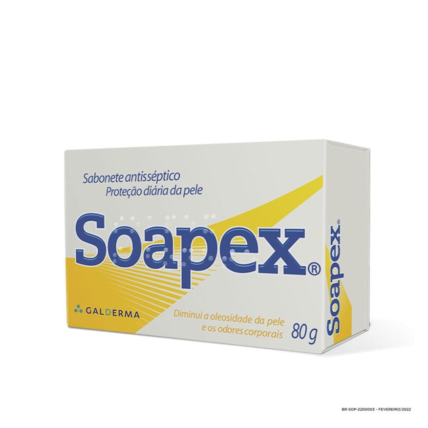 Soapex Sabonete em Barra Facial Antisséptico 80g
