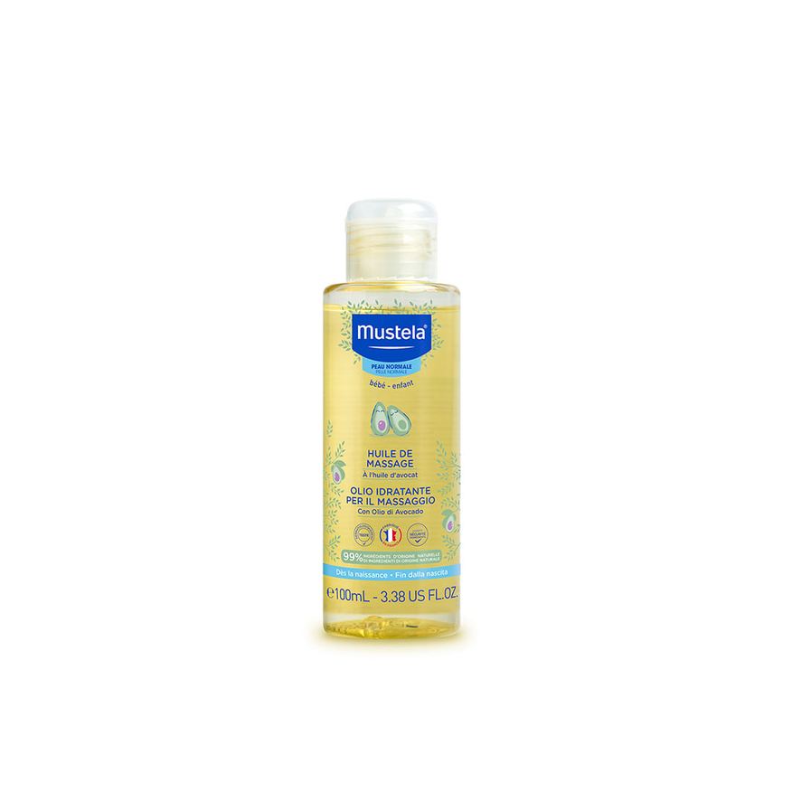 Mustela Óleo de Massagem Infantil Hidratante Calmante 100ml