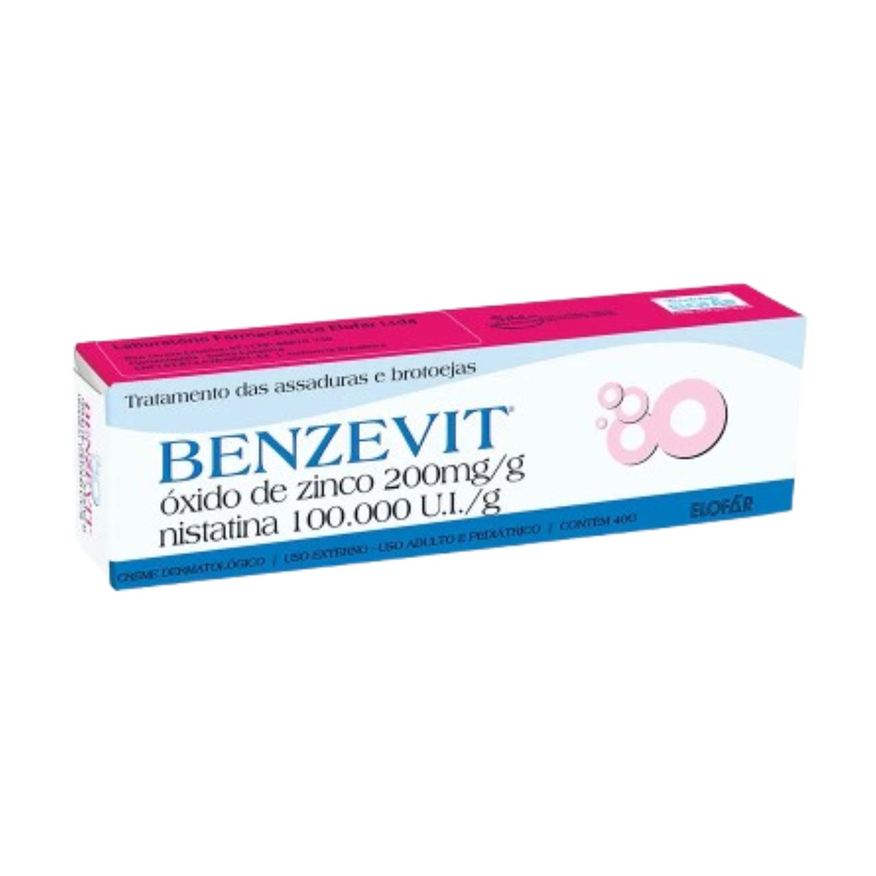 Benzevit Pomada para Assadura 200mg + 100.000UI 40g