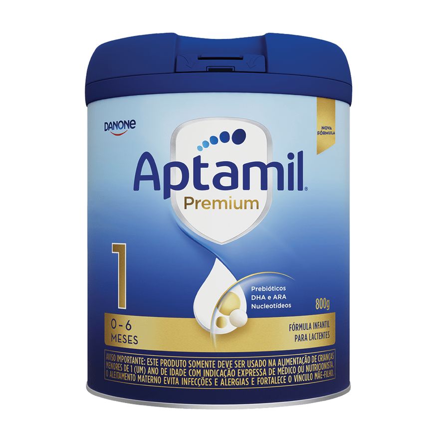Aptamil Fórmula Infantil 1 Premium De 0 A 6 Meses 800g