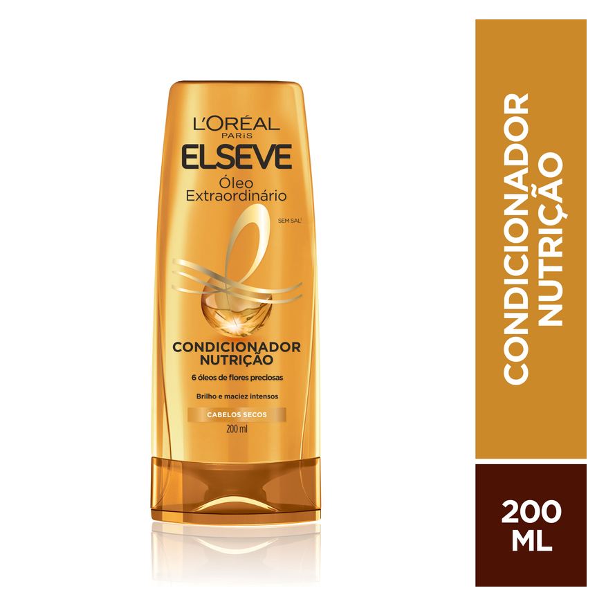 Elseve Condicionador Óleo Extraordinário Nutrição 200ml