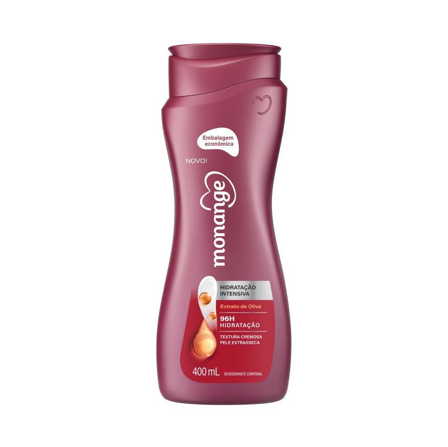 Monange Hidratante Extrato de Oliva Hidratação Intensiva com Ação Desodorante 400ml