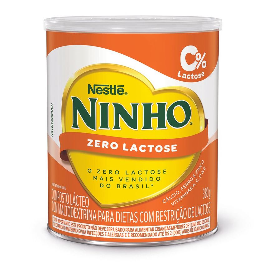 Ninho Composto lacteo Forti+ zero Lactose 380g