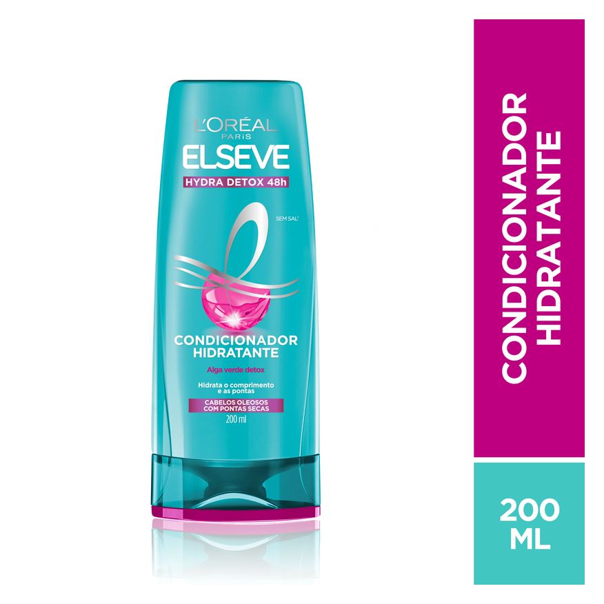 Elseve Condicionador Hydra Detox 48h Hidratante 200ml