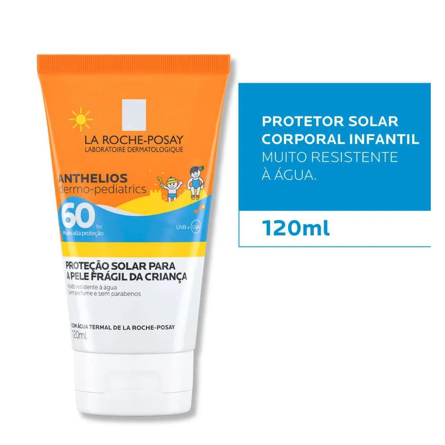 Anthelios Protetor Solar La Roche-Posay FPS60 Dermo-Pediatrics 120ml