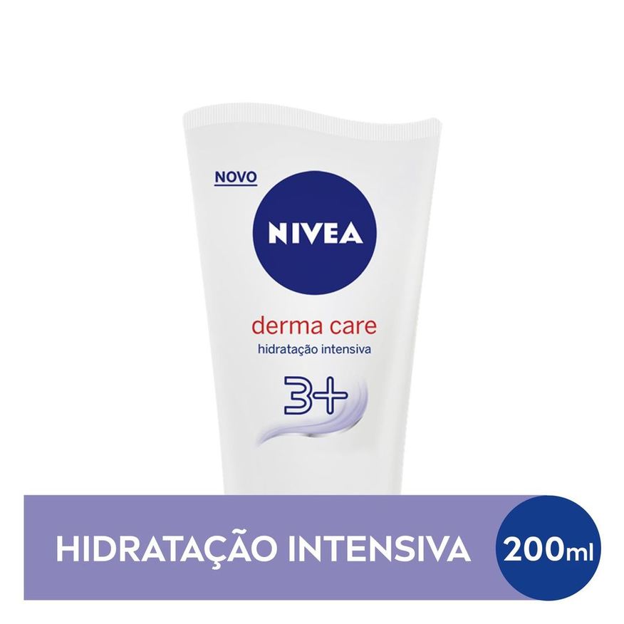 Nivea Loção Corporal Derma Care Hidratação Intensiva 3+ 200ml