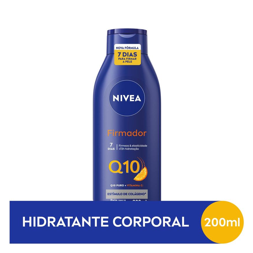 Nivea Loção Corporal Q10 + Vitamina C Firmador Pele Seca 200ml