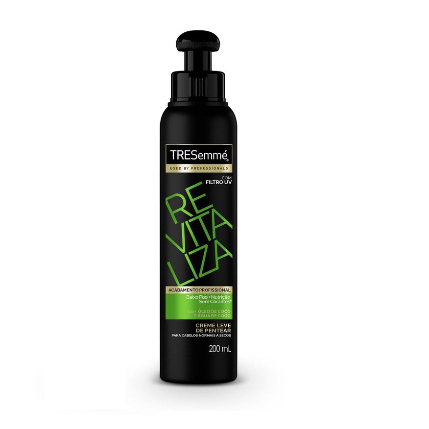 Tresemme Creme de Pentear TRESemmé Revitaliza Baixo POO + Nutrição Óleo de Coco e Água de Coco 200ml
