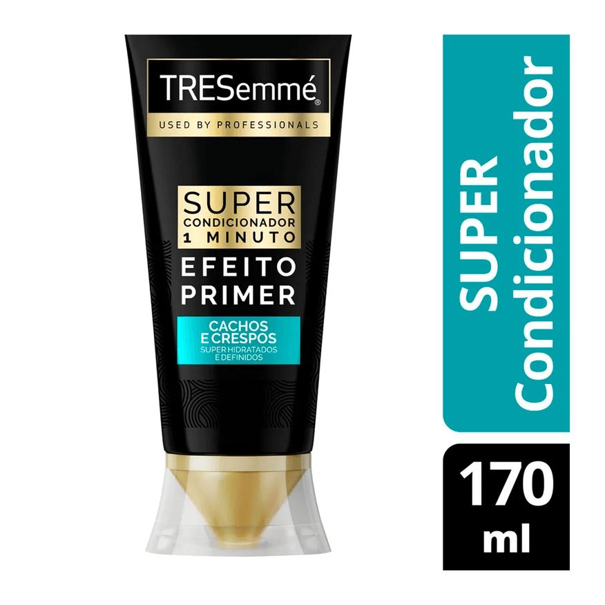 Tresemme Super Condicionador TRESemmé 1 Minuto Efeito Prime Cachos e Crespos 170ml