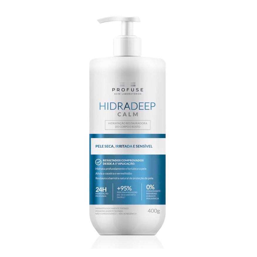Profuse Creme Hidratante Hidradeep Calm Pele Seca e Sensível 400g