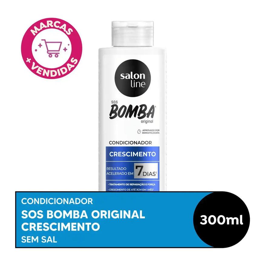 Salon Line Condicionador SOS Bomba Original 300ml