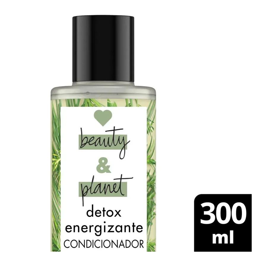 Love Beauty And Planet Condicionador Love Beauty & Planet Detox Energizante Vegano 300ml