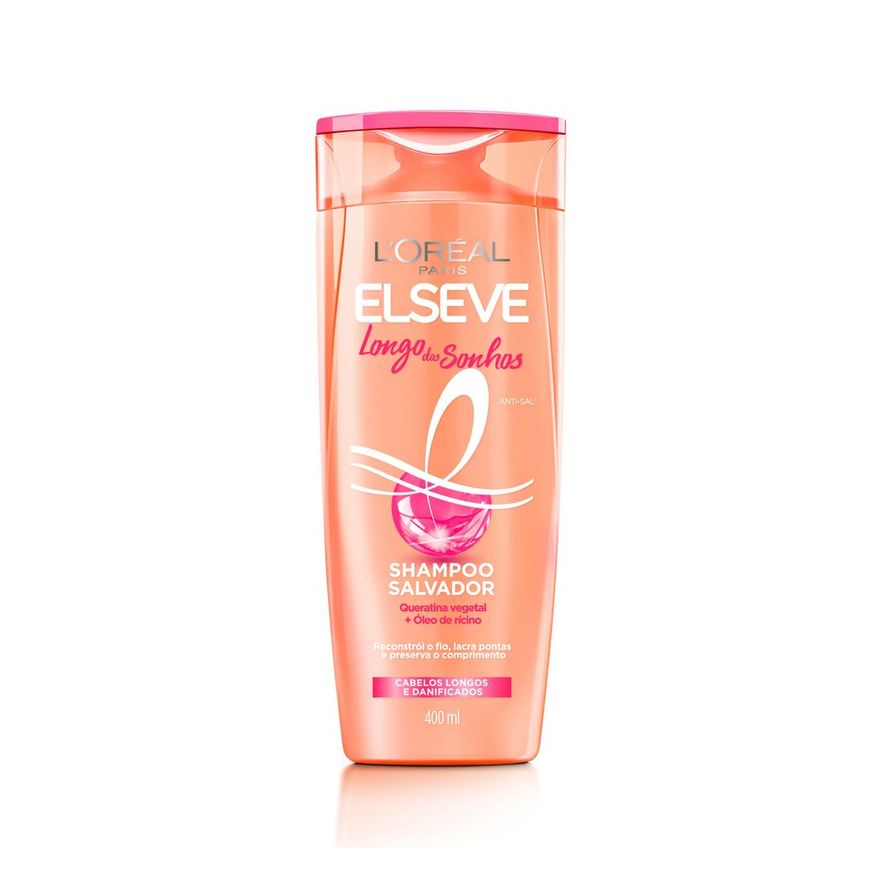 Elseve Shampoo Longo dos Sonhos Salvador 400ml